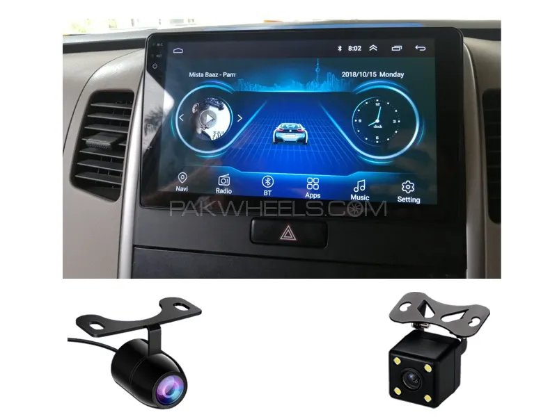Suzuki Wagon R Android Screen Panel With Free 2 Cameras IPS Display 9 inch 1-16 GB Image-1