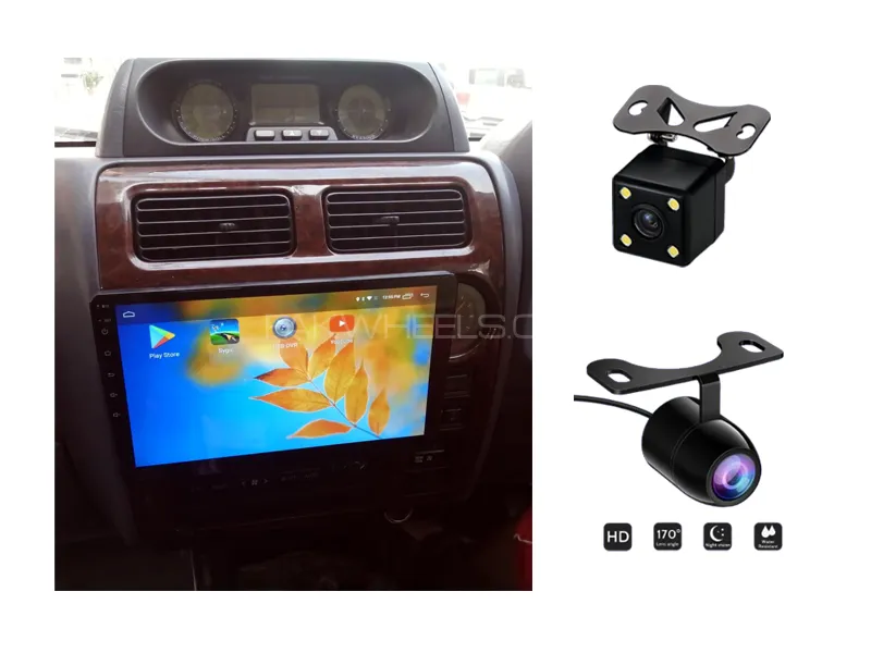 Toyota Prado 1996 Android Screen Panel With Free 2 Cameras IPS Display 1-16 GB Image-1