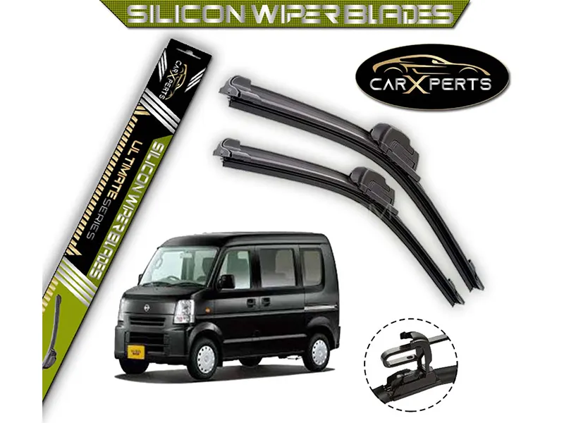 Nissan Clipper CarXperts Silicone Wiper Blades | Non Cracking | Graphite Coated | Flexible Image-1