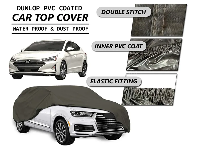 Hyundai Elantra 2018-2023 Top Cover | PVC Coated | Double Stitched | Anti-Scratch   Image-1