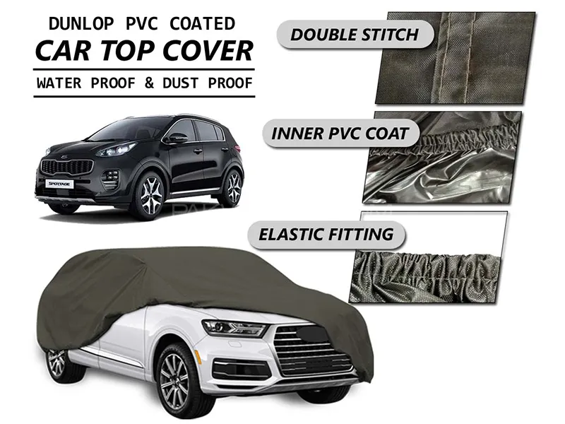 Kia Sportage 2019-2023 Top Cover | PVC Coated | Double Stitched | Anti-Scratch   Image-1
