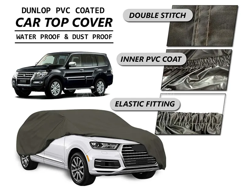 Mitsubishi Pajero 1982-2021 Top Cover | DUNLOP PVC Coated | Double Stitched | Anti-Scratch  