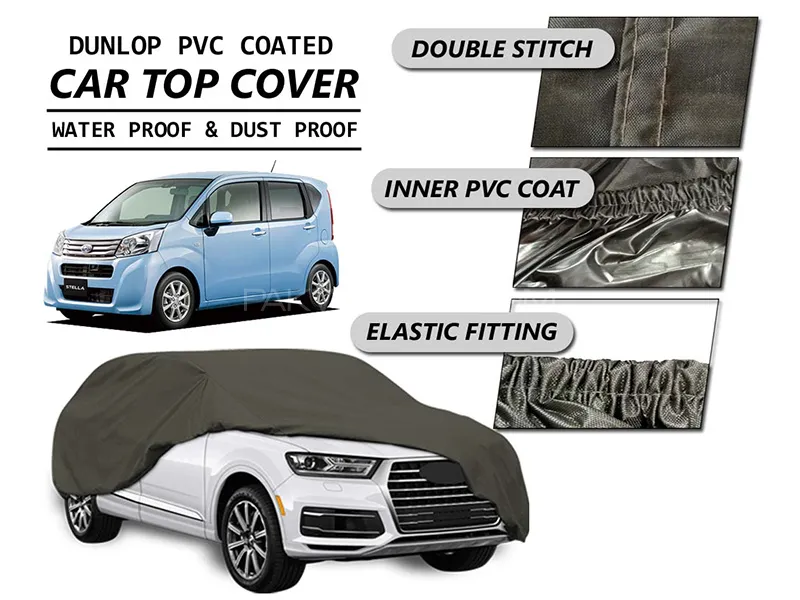 Subaru Stella 2011-2023 Top Cover | DUNLOP PVC Coated | Double Stitched | Anti-Scratch  