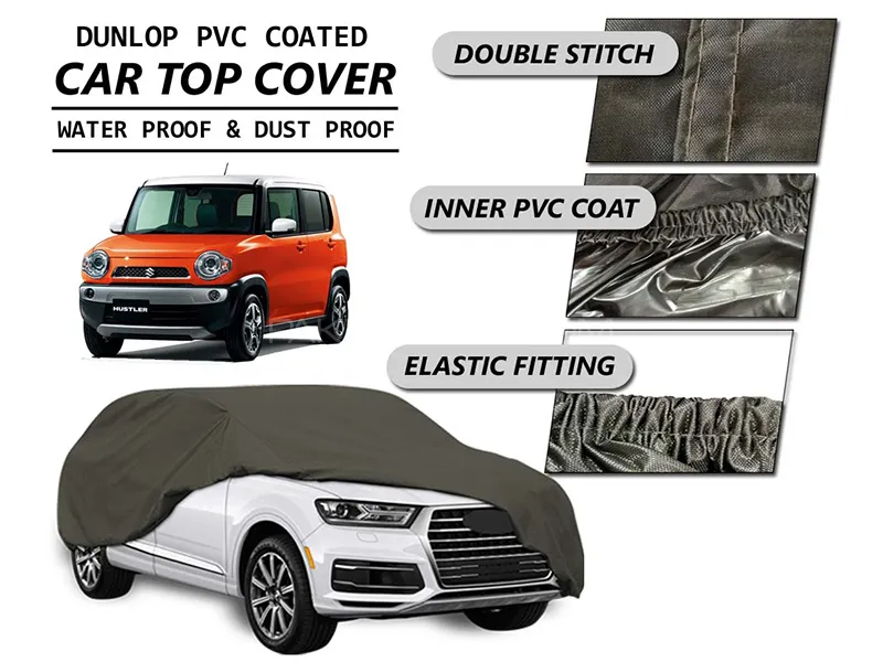 Suzuki Hustler 2014-2020 Top Cover | DUNLOP PVC Coated | Double Stitched | Anti-Scratch  