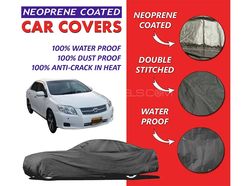 Toyota Axio 2007 - 2012 Top Cover | Neoprene Coated Inside | Ultra Thin & Soft | Water Proof   Image-1