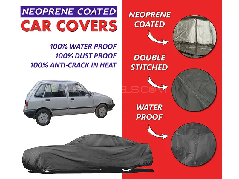Suzuki Khyber 1989-1999 Top Cover | Neoprene Coated Inside | Ultra Thin & Soft | Water Proof   Image-1