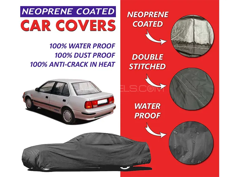 Suzuki Margalla 1992-1998 Top Cover | Neoprene Coated Inside | Ultra Thin & Soft | Water Proof   Image-1