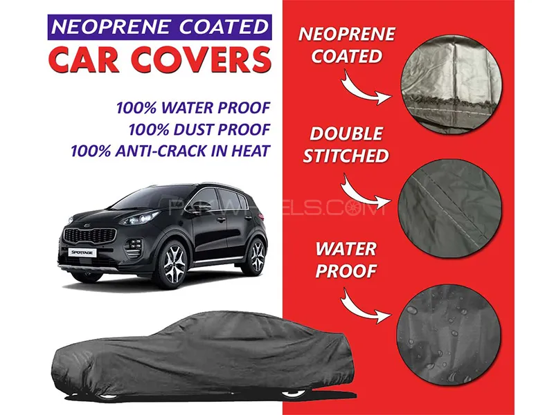 Kia Sportage 2019-2023 Top Cover | Neoprene Coated Inside | Ultra Thin & Soft | Water Proof   Image-1