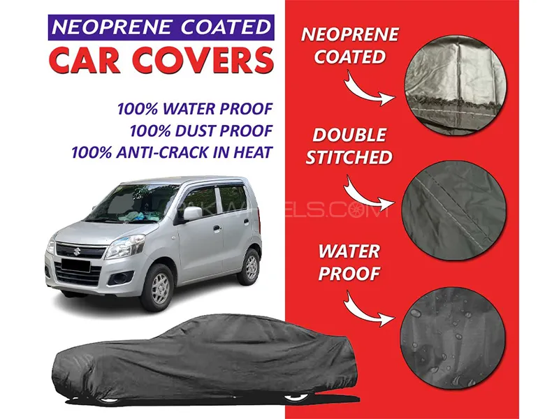 Suzuki Wagon R  2014-2023 Top Cover | Neoprene Coated Inside | Ultra Thin & Soft | Water Proof  Image-1
