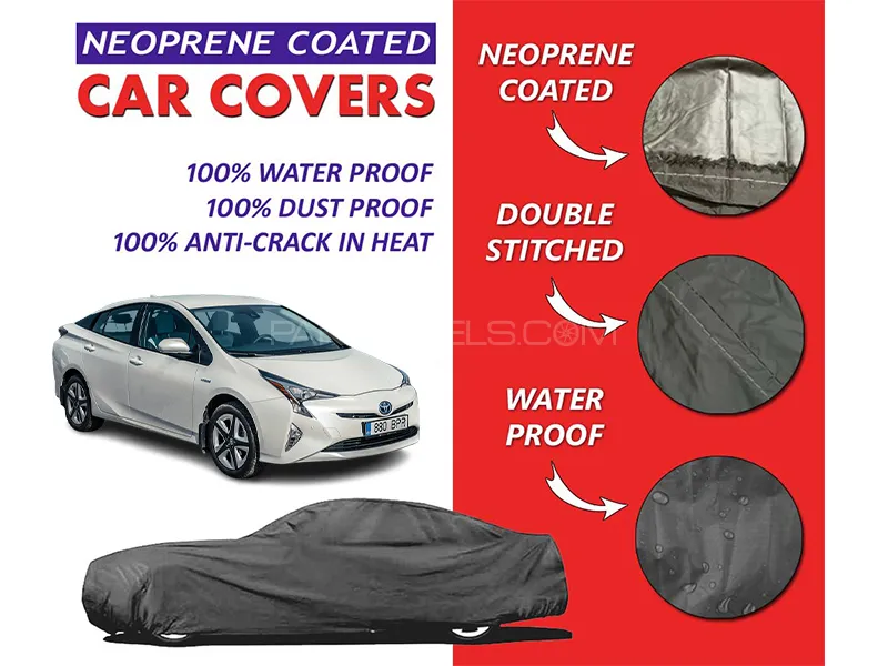 Toyota Prius 2015-2023 Top Cover | Neoprene Coated Inside | Ultra Thin & Soft | Water Proof   Image-1