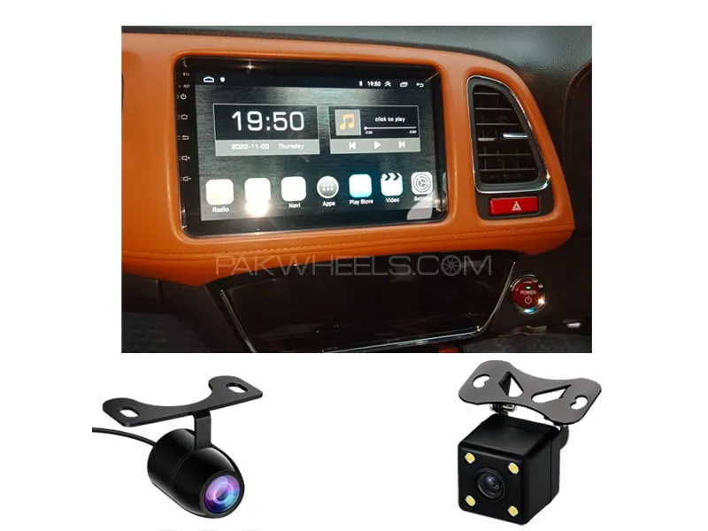 Honda Vezel Android Screen Panel With Free 2 Cameras IPS Display 10 inch 2-32 GB