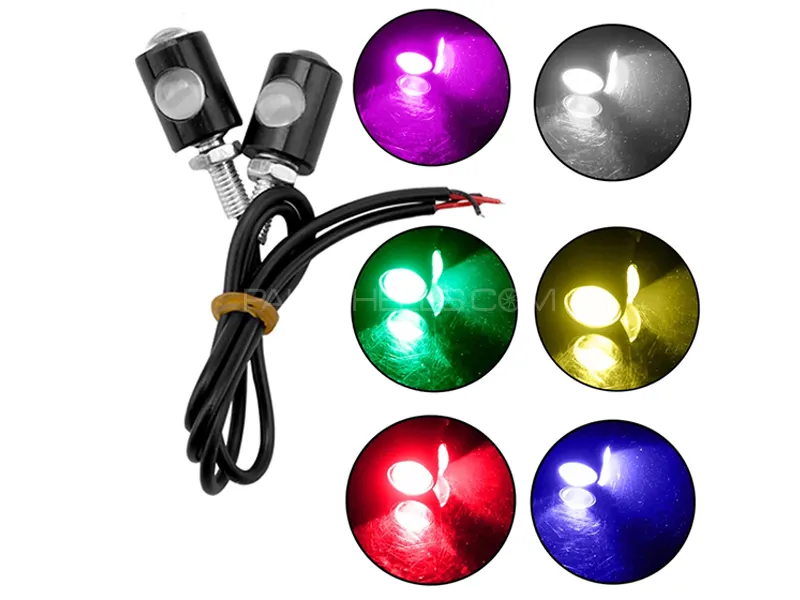 Mini SMD Bright Lights in Different Colors Universal For All Bikes Image-1