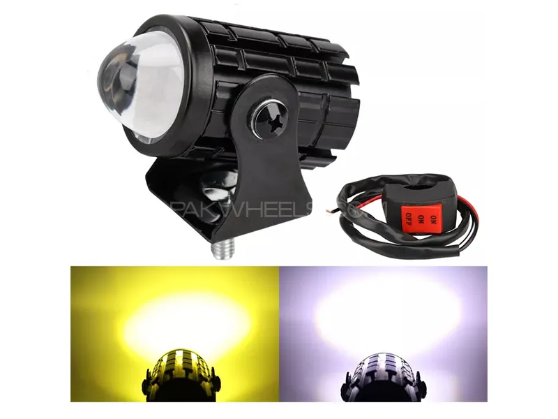 Mini Light Flasher in Multiple Colors With Switch Universal For All Bikes Image-1