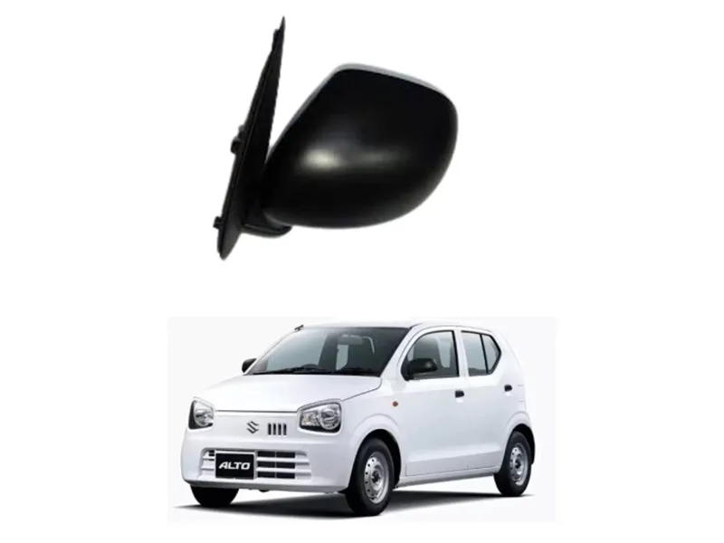 Suzuki Alto 2019-2023 Door Side Mirror Black LH