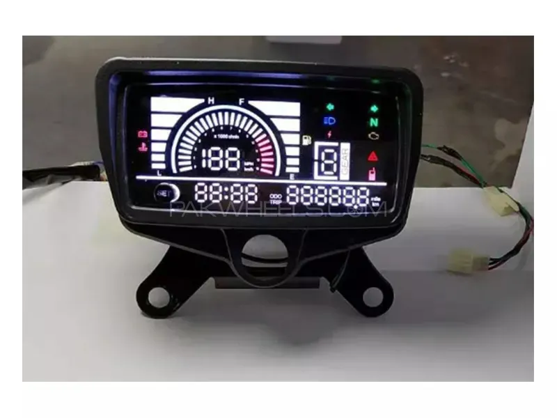 Digital Speedometer With Backlight Universal For All Bikes Image-1