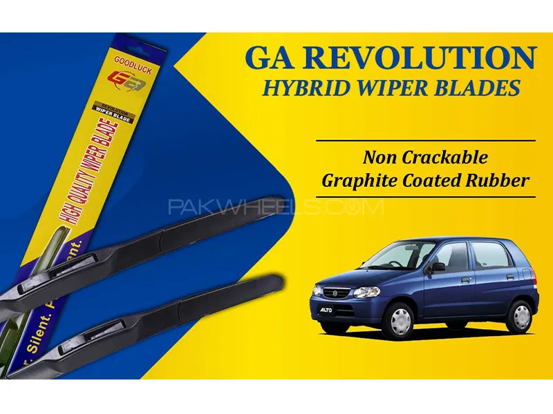 Suzuki Alto Vxr 2000-2012 GA Revolution Hybrid Wiper Blades | Non Cracking Graphite Coated Rubber Image-1