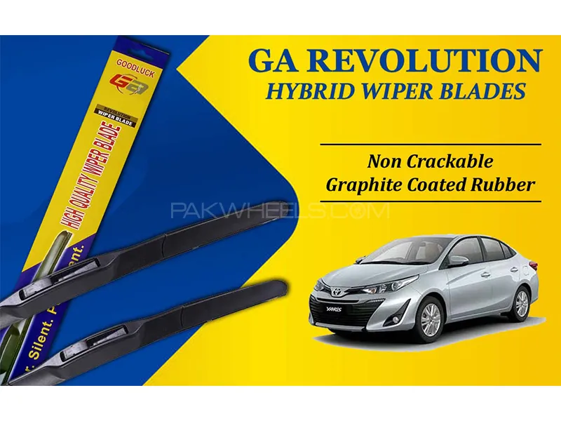 Toyota Yaris 2020-2023 GA Revolution Hybrid Wiper Blades | Non Cracking Graphite Coated Rubber