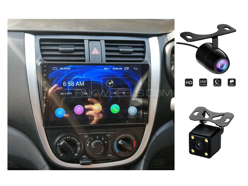 Suzuki Cultus 2018-2023 Android Screen Panel With Free 2 Cameras IPS Display 9 inch 2-32 GB Image-1