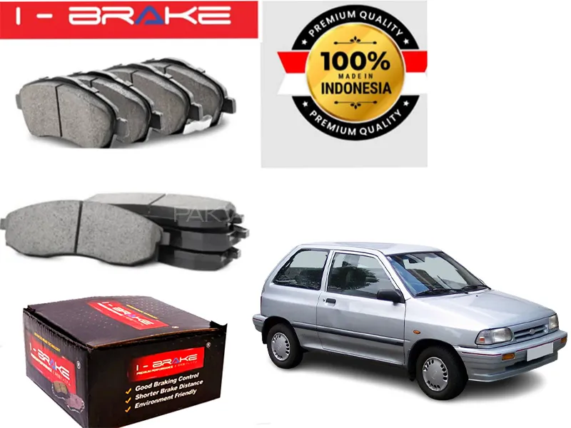 Kia Pride 1987-2002 I-Brake Front Brake Pad Made In Indonesia | Premium Braking