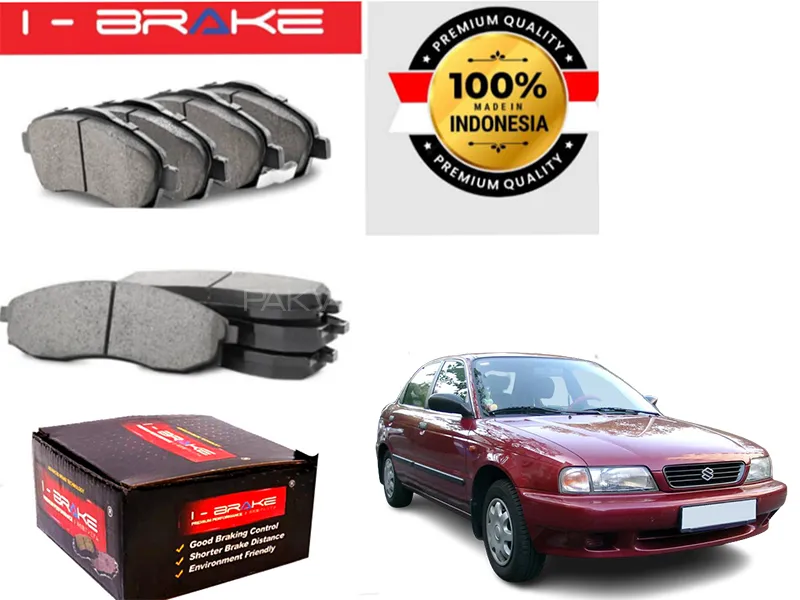 Suzuki Baleno 1998-2005 I-Brake Front Brake Pad Made In Indonesia | Premium Braking Image-1