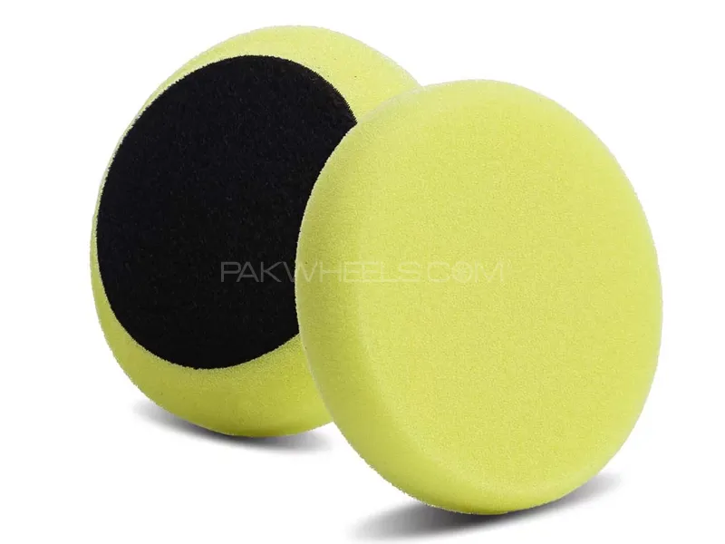 Lake Country Yellow Foam Smooth Surface Precision Rotary Pads Image-1