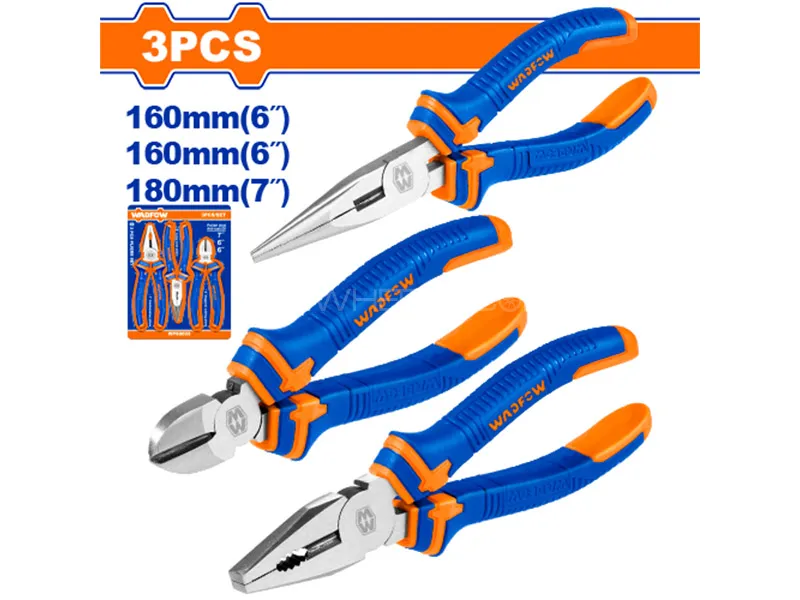 Wadfow 3 Pcs Pliers Set Model WPS0603 Image-1