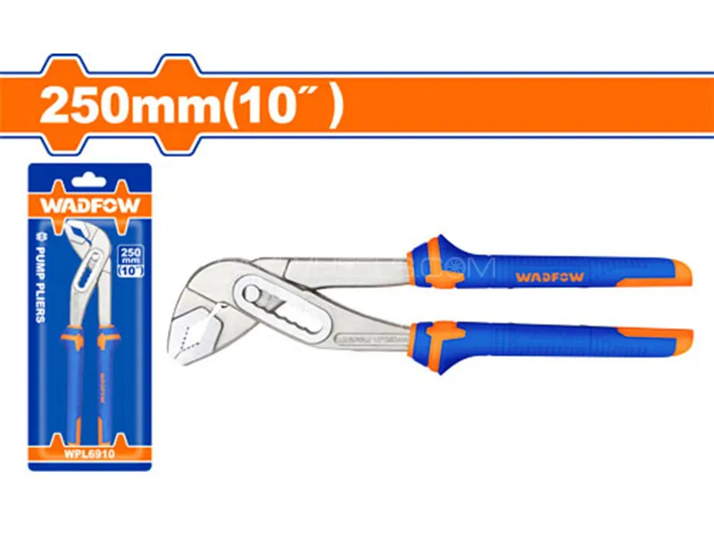 Wadfow Pump Pliers Model WPL6910 Size:10"/250mm Image-1