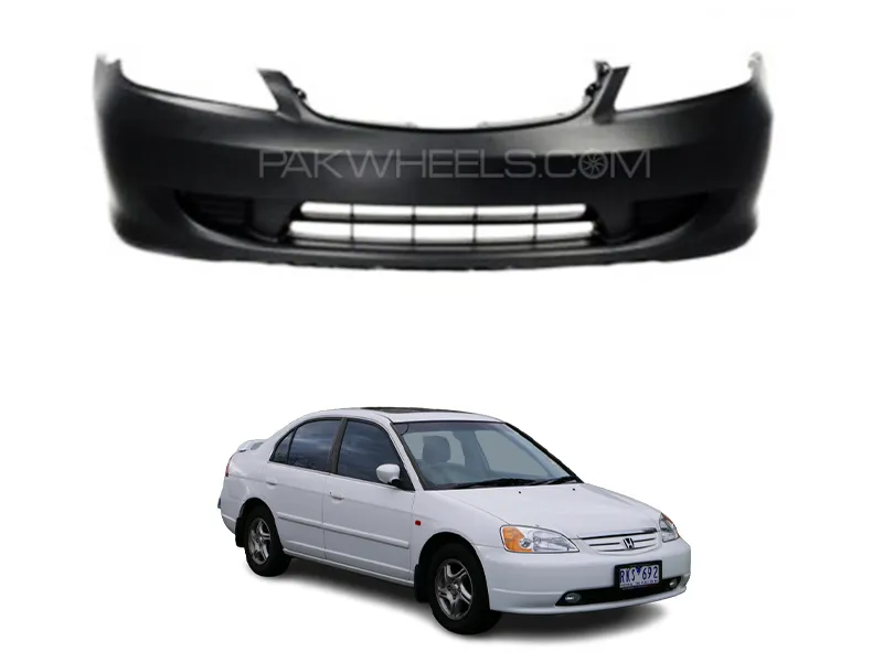 Honda Civic 2002-2004 NHI Front Bumper | Black 