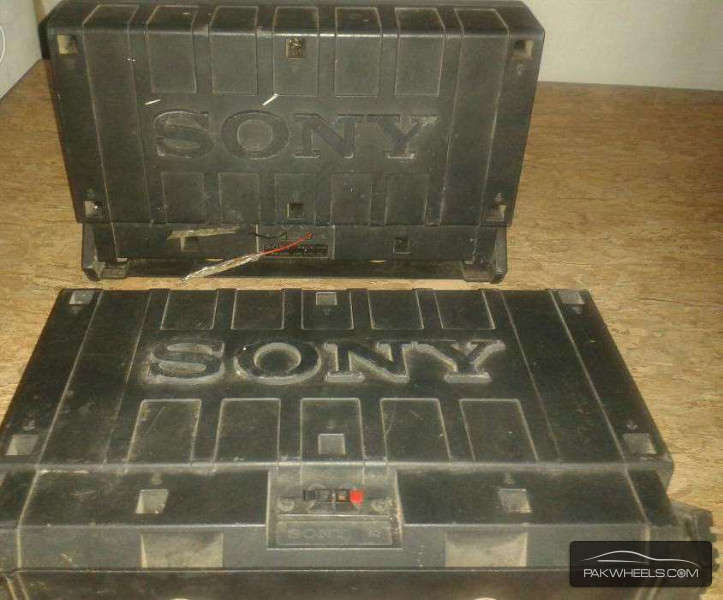  Two sony speakers  Image-1