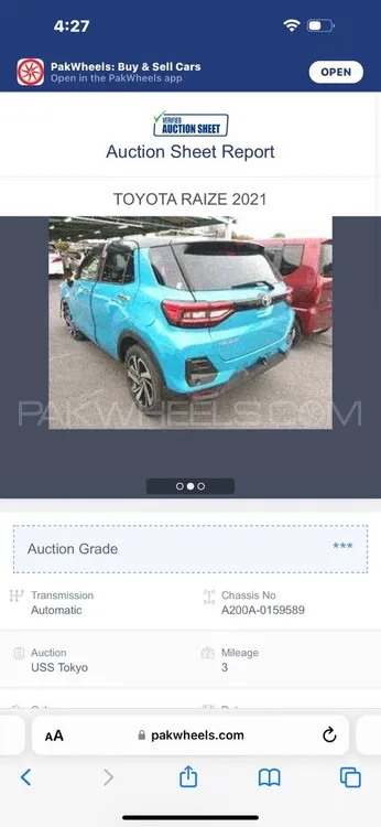 Toyota Raize 2021 for Sale in Gujranwala Image-1