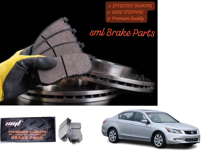 Honda Accord 2009-2021 Front Disc Brake Pad - SML Brake Parts - Advanced Braking Image-1
