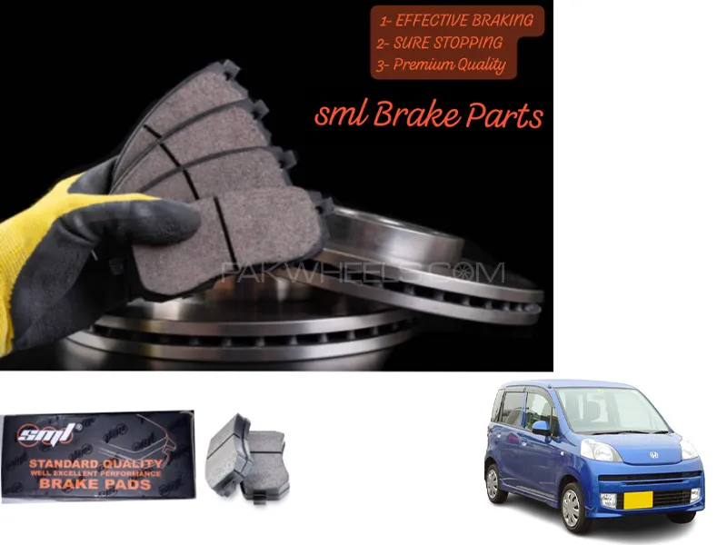 Honda Life 2003-2014 Front Disc Brake Pad - SML Brake Parts - Advanced Braking Image-1
