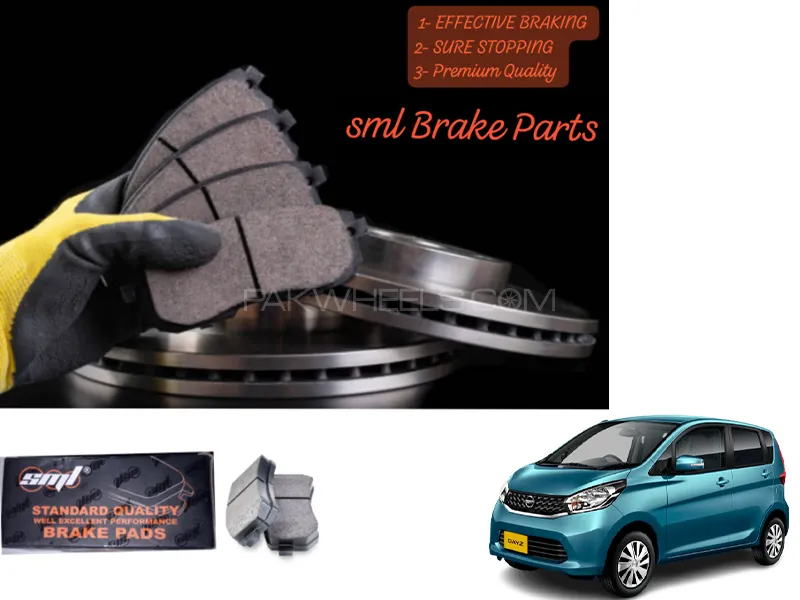 Nissan Dayz 2011-2017 Front Disc Brake Pad - SML Brake Parts - Advanced Braking Image-1