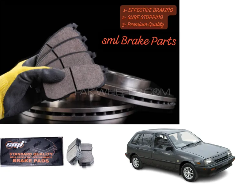 Suzuki Khyber 1989-1999 Front Disc Brake Pad - SML Brake Parts - Advanced Braking Image-1