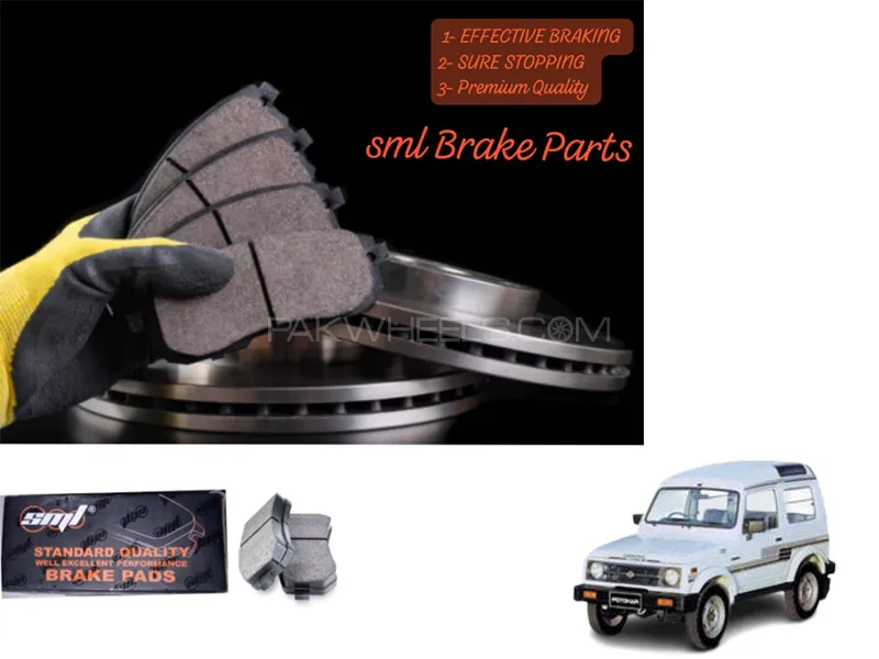 Suzuki Potohar 1985-2003 Front Disc Brake Pad - SML Brake Parts - Advanced Braking Image-1