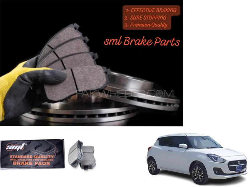 Suzuki Swift 2021-2023 Front Disc Brake Pad - SML Brake Parts - Advanced Braking Image-1