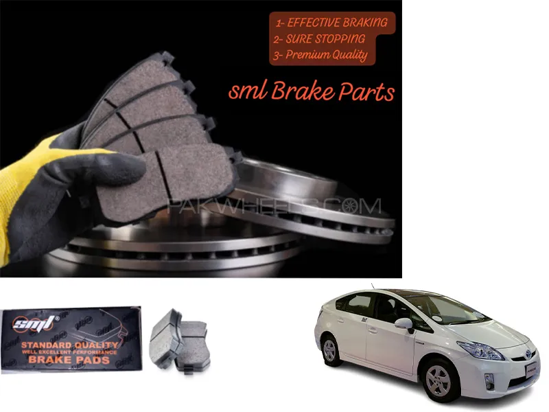 Toyota Prius 1500cc 2009-2015 Front Disc Brake Pad - SML Brake Parts - Advanced Braking Image-1