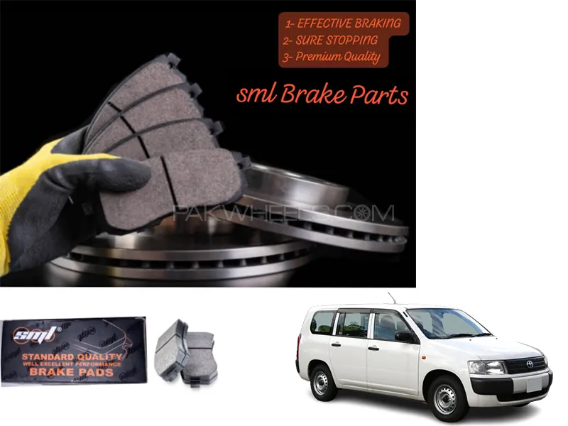 Toyota Probox 2002-2014 Front Disc Brake Pad - SML Brake Parts - Advanced Braking Image-1