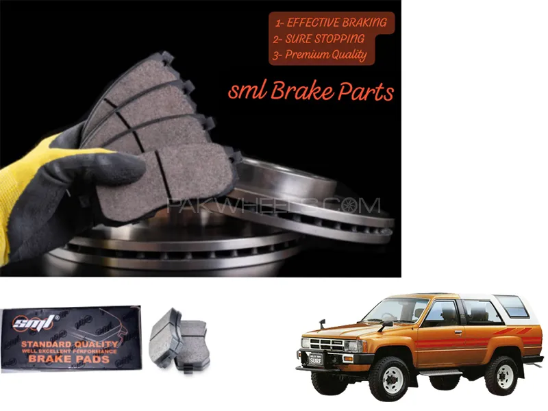 Toyota Surf 1984-2002 Front Disc Brake Pad - SML Brake Parts - Advanced Braking