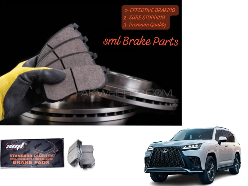 Lexus Lx570 2007-2021 Front Disc Brake Pad - SML Brake Parts - Advanced Braking Image-1