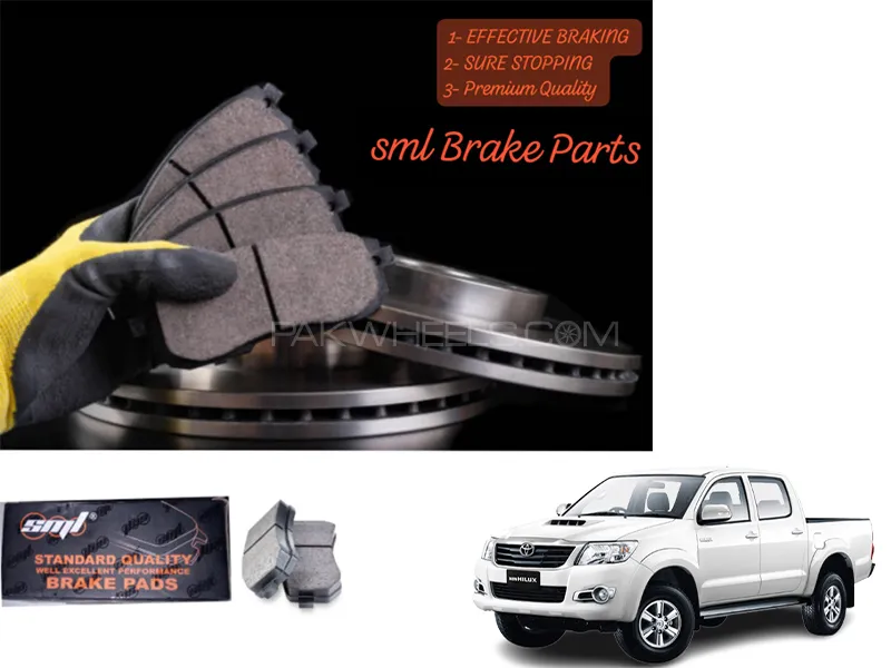 Toyota Vigo Champ Front Disc Brake Pad - SML Brake Parts - Advanced Braking Image-1
