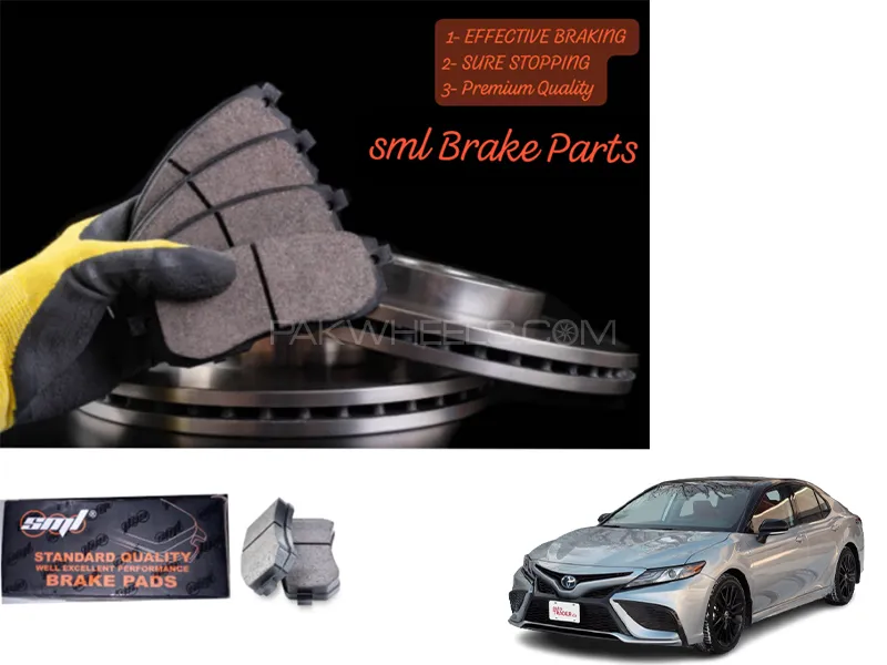 Toyota Camry hybrid 2021-2023 Front Disc Brake Pad - SML Brake Parts - Advanced Braking Image-1