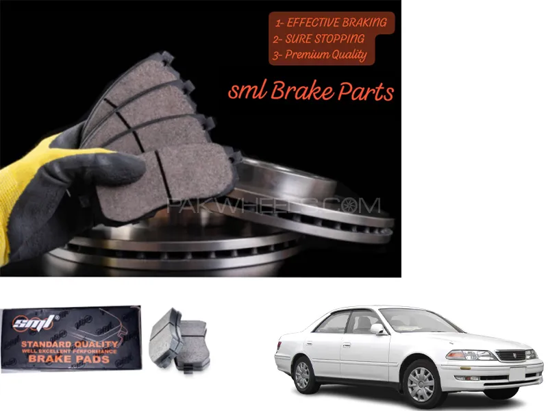 Toyota Mark 2 1992-2004 Front Disc Brake Pad - SML Brake Parts - Advanced Braking