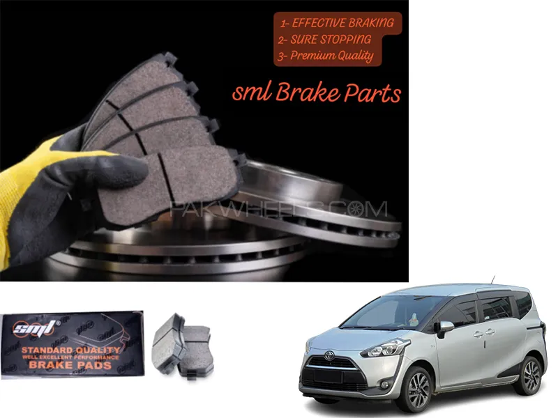 Toyota Sienta 2015-2022 Front Disc Brake Pad - SML Brake Parts - Advanced Braking Image-1