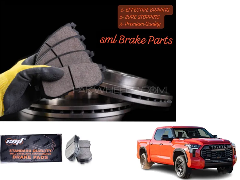 Toyota Tundra 2007-2013 Front Disc Brake Pad - SML Brake Parts - Advanced Braking Image-1