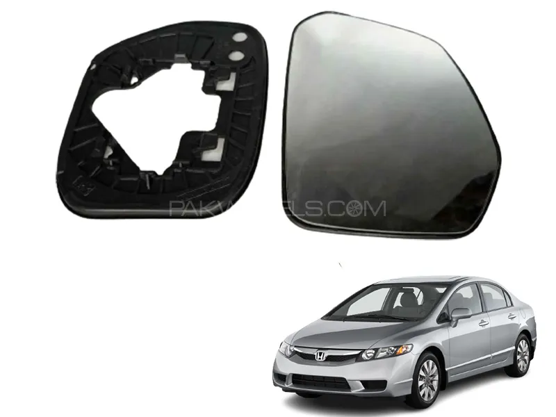Honda Civic 2007-2011 Side Mirror Glass Plate -LH Image-1