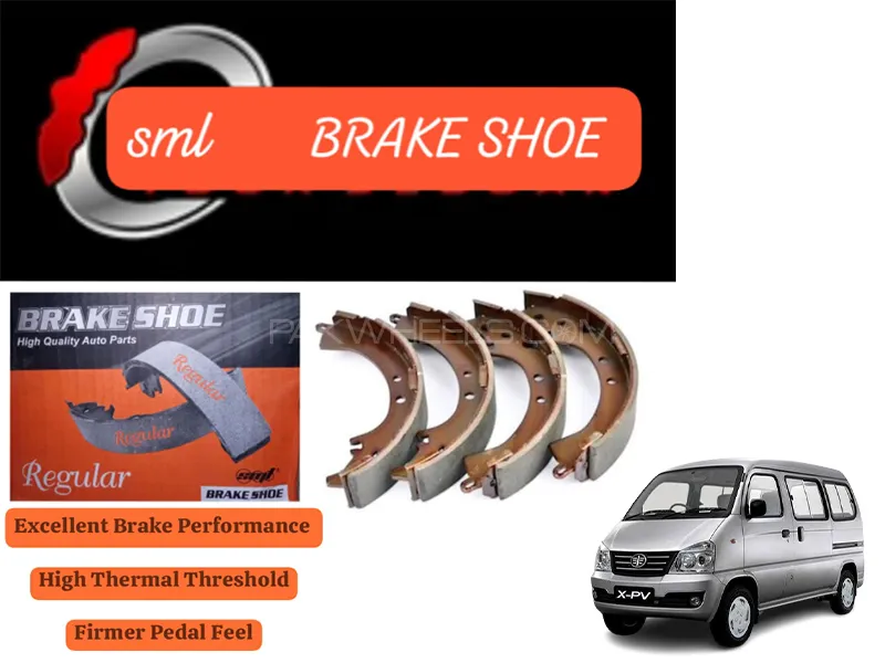 Faw XPV 2013-2022 Rear Brake Shoe - SML Brake Parts - Advanced Braking 