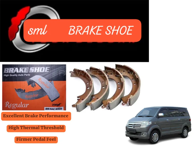 Suzuki APV 2005-2023 Rear Brake Shoe - SML Brake Parts - Advanced Braking  Image-1