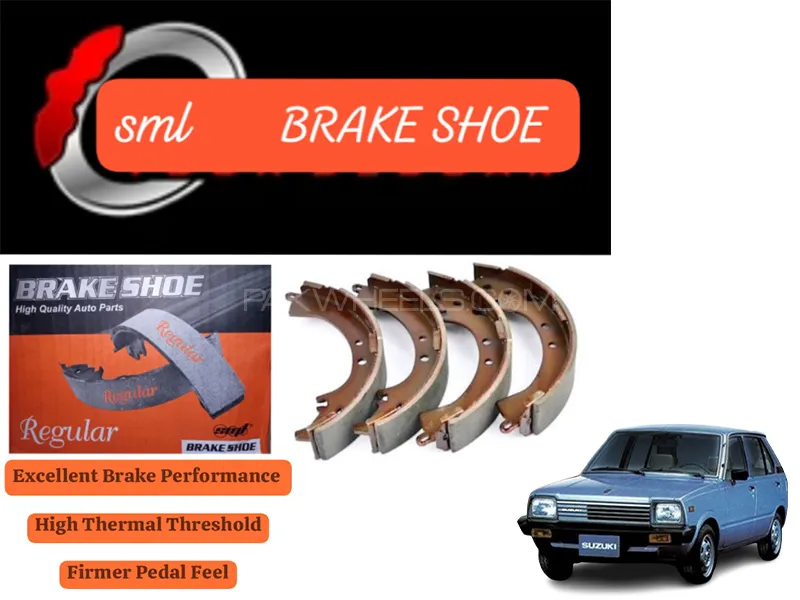 Suzuki FX 1980-1988 Rear Brake Shoe - SML Brake Parts - Advanced Braking  Image-1