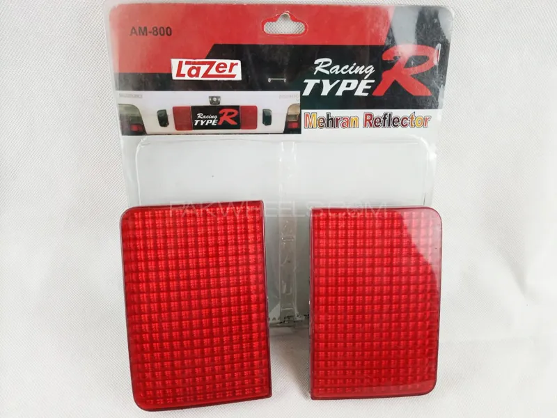 Universal Car Red Reflector Night Vision 2pc Image-1